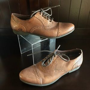 Born Real Leather Oxfords